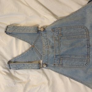 Old Navy, Baggy Wide Leg Overalls, Light Wash, 14 Tall, NWT